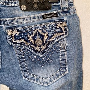 Miss Me Denim Jeans Size 27 JP5827AK2 Womens Ankle Skinny